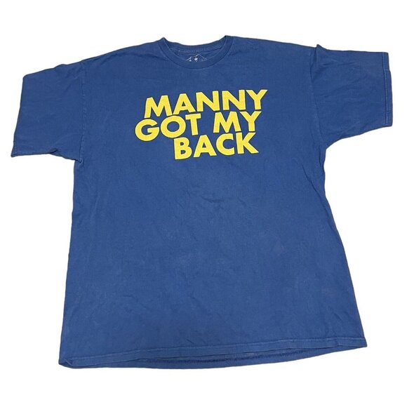 Manny Pacquiao Manny Got‎ My Back Boxing T-Shirt Men’s Size XL Casual Streetwear - Picture 1 of 7